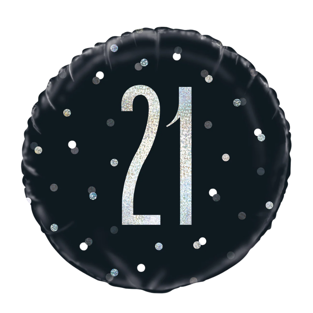 21 Black & Silver