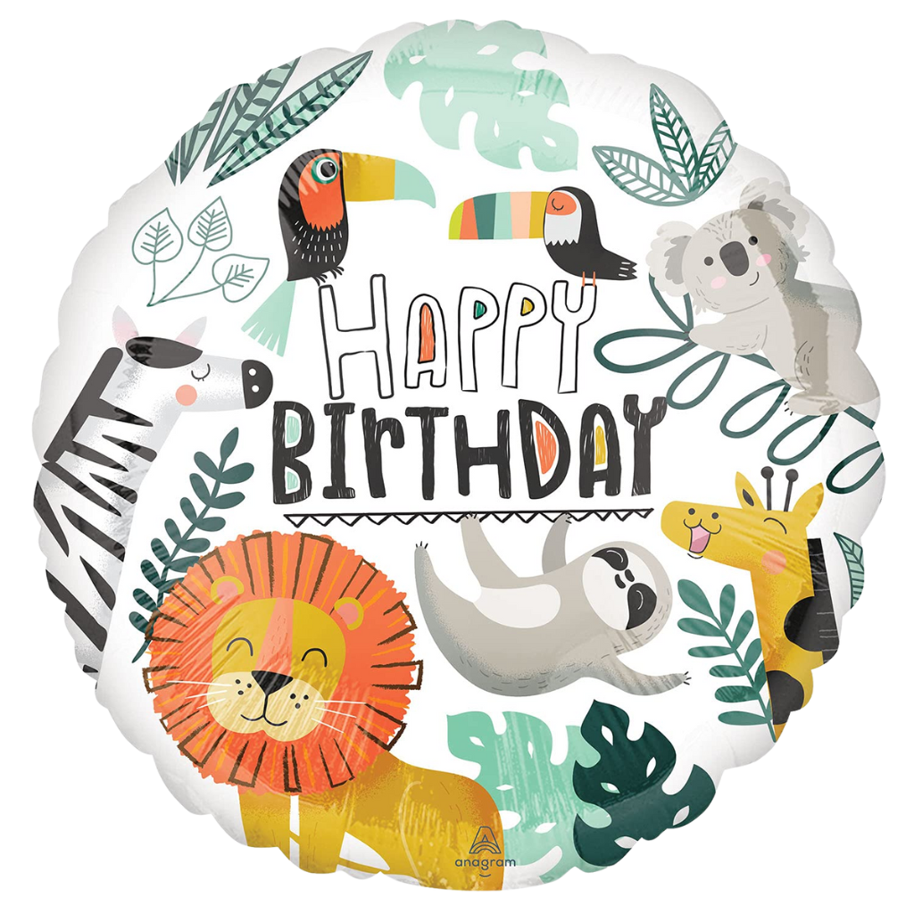 Happy Birthday Bright Safari