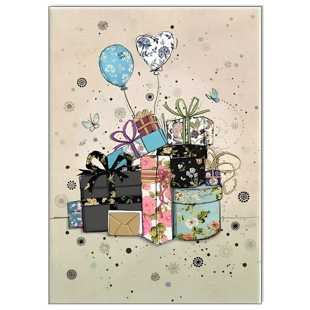 Gift and Balloons