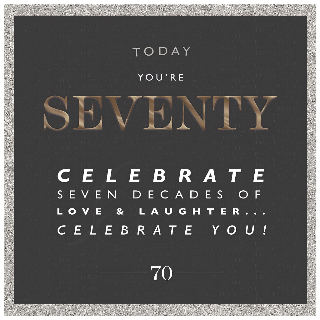 70, Celebrating Seven Decades