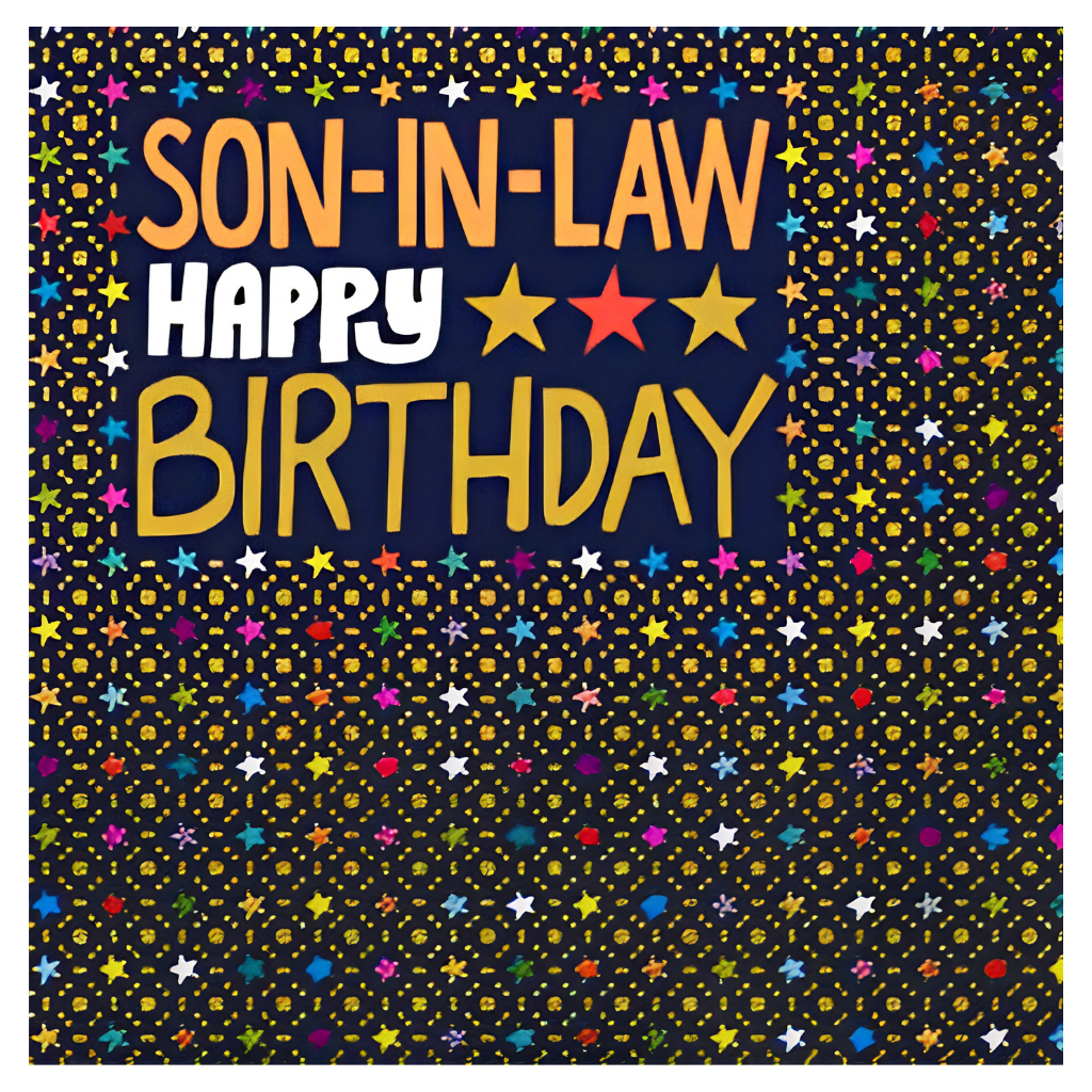 Son-In-Law Happy Birthday