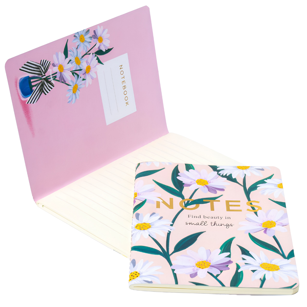 2 Pk Notbooks - Wildflowers
