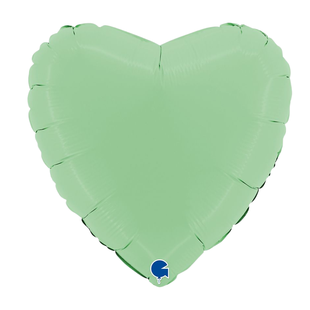 Matte Green Heart