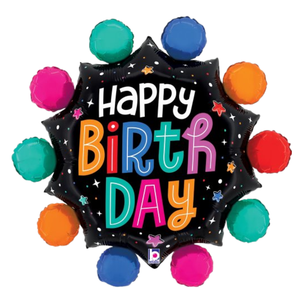 Happy Birthday Pom Poms