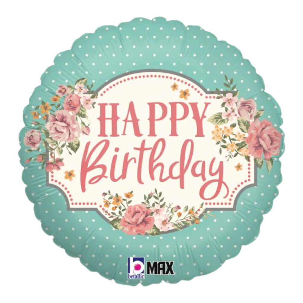 Happy Birthday Pastel Vintage