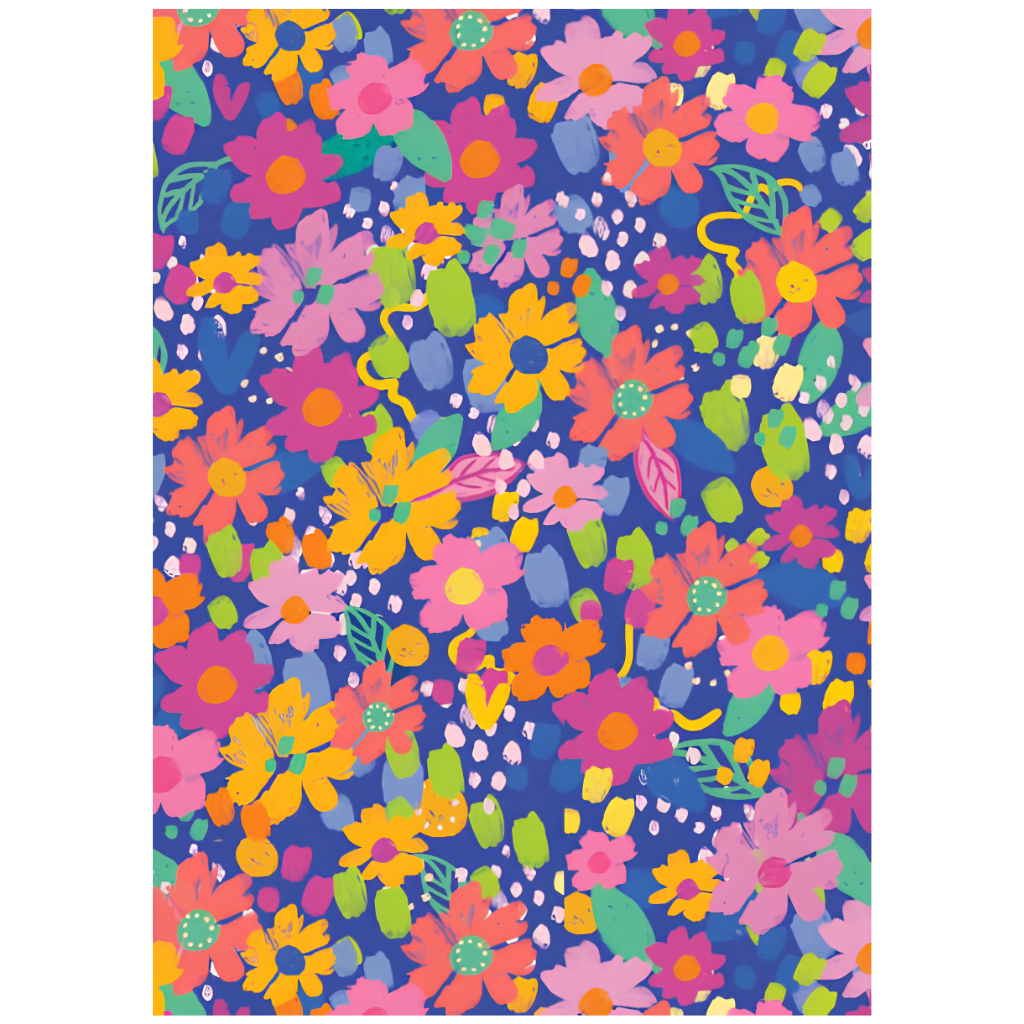 Folded Wrap - Bright Floral
