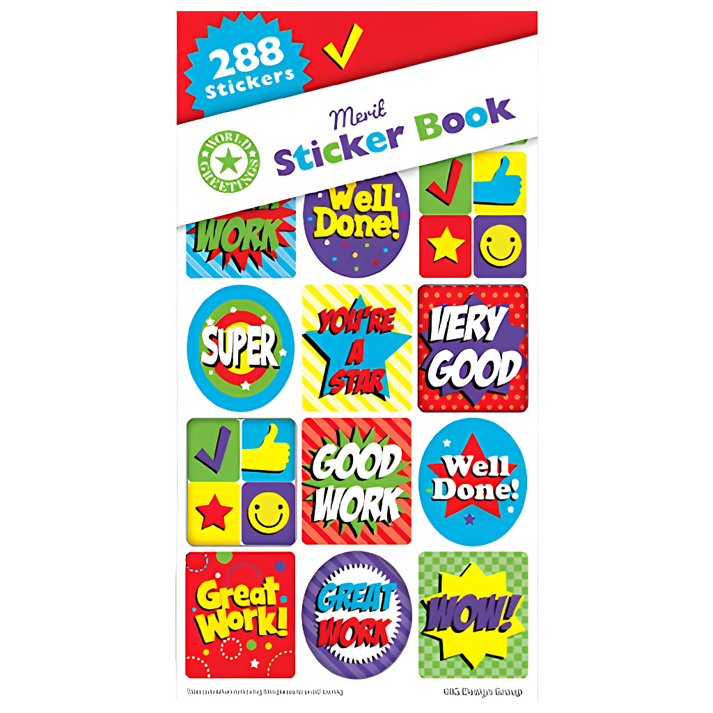Merit Sticker Book