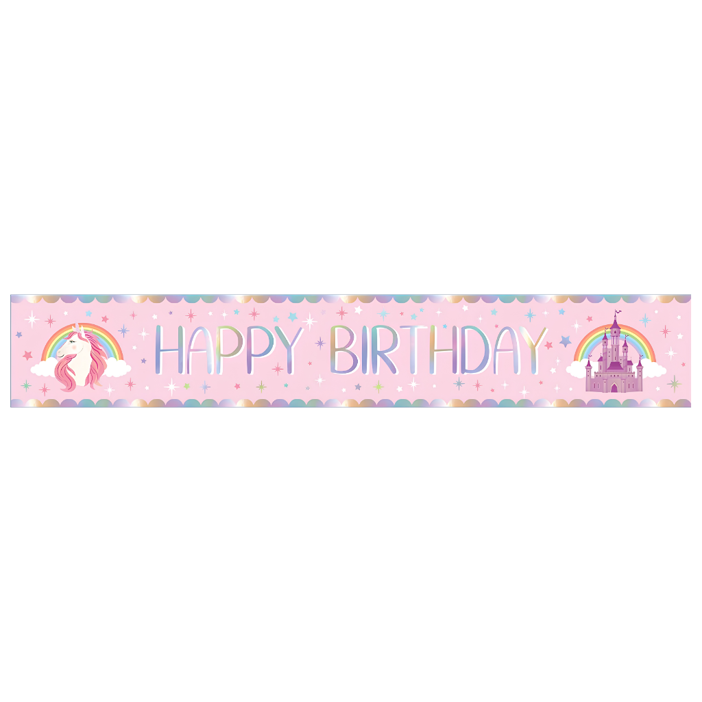 Mystical Unicorn Birthday Banner