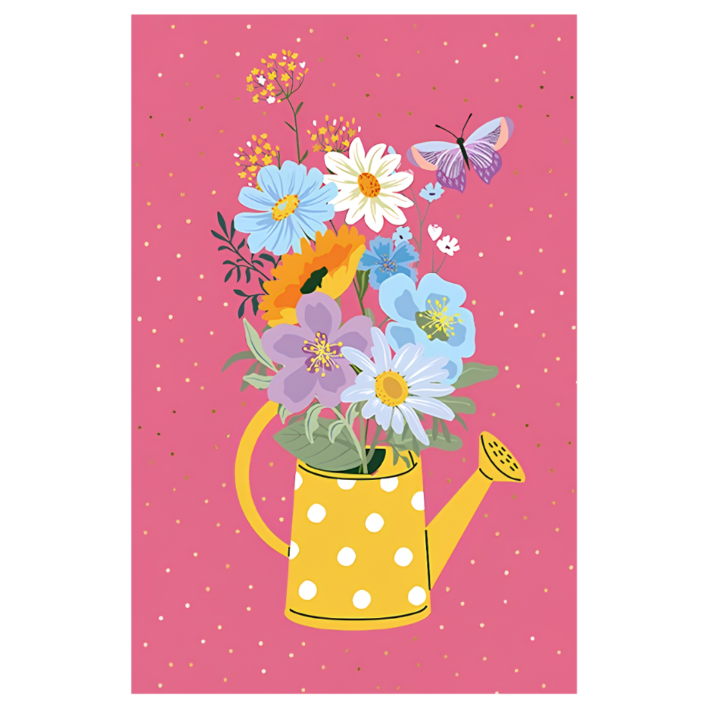 Floral Watering Can