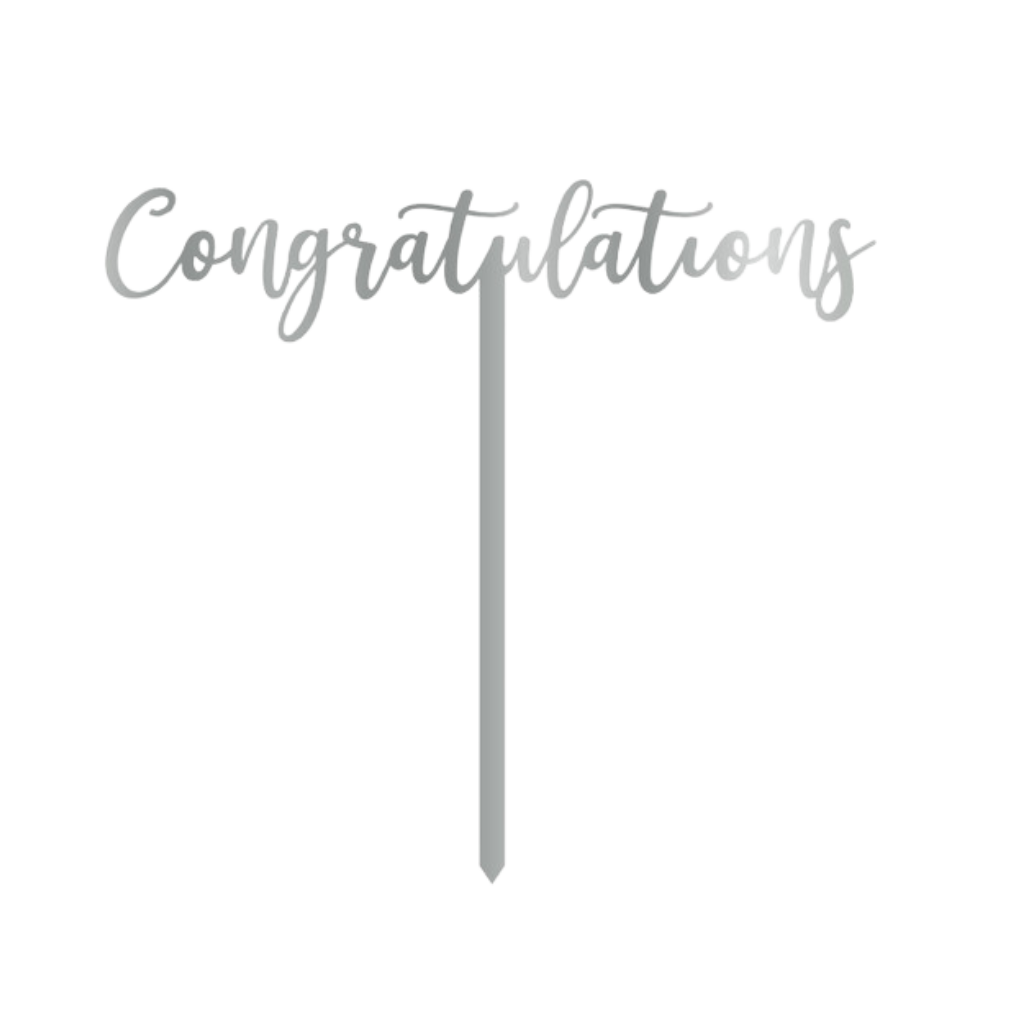 Cake Topper Congratulations