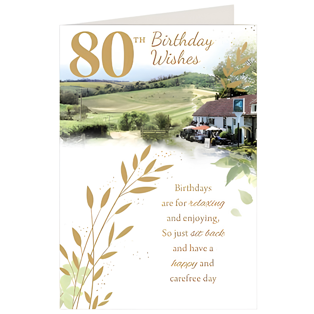 80th Birthday, Relax & Enjoy