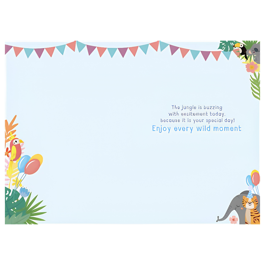 Jungle Animals Happy Birthday To You