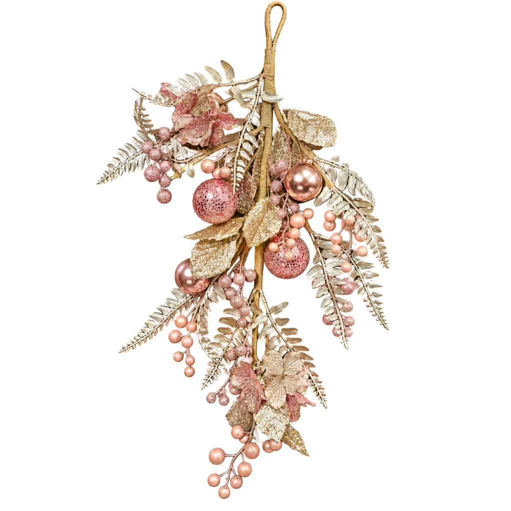 Pink Christmas Teardrop