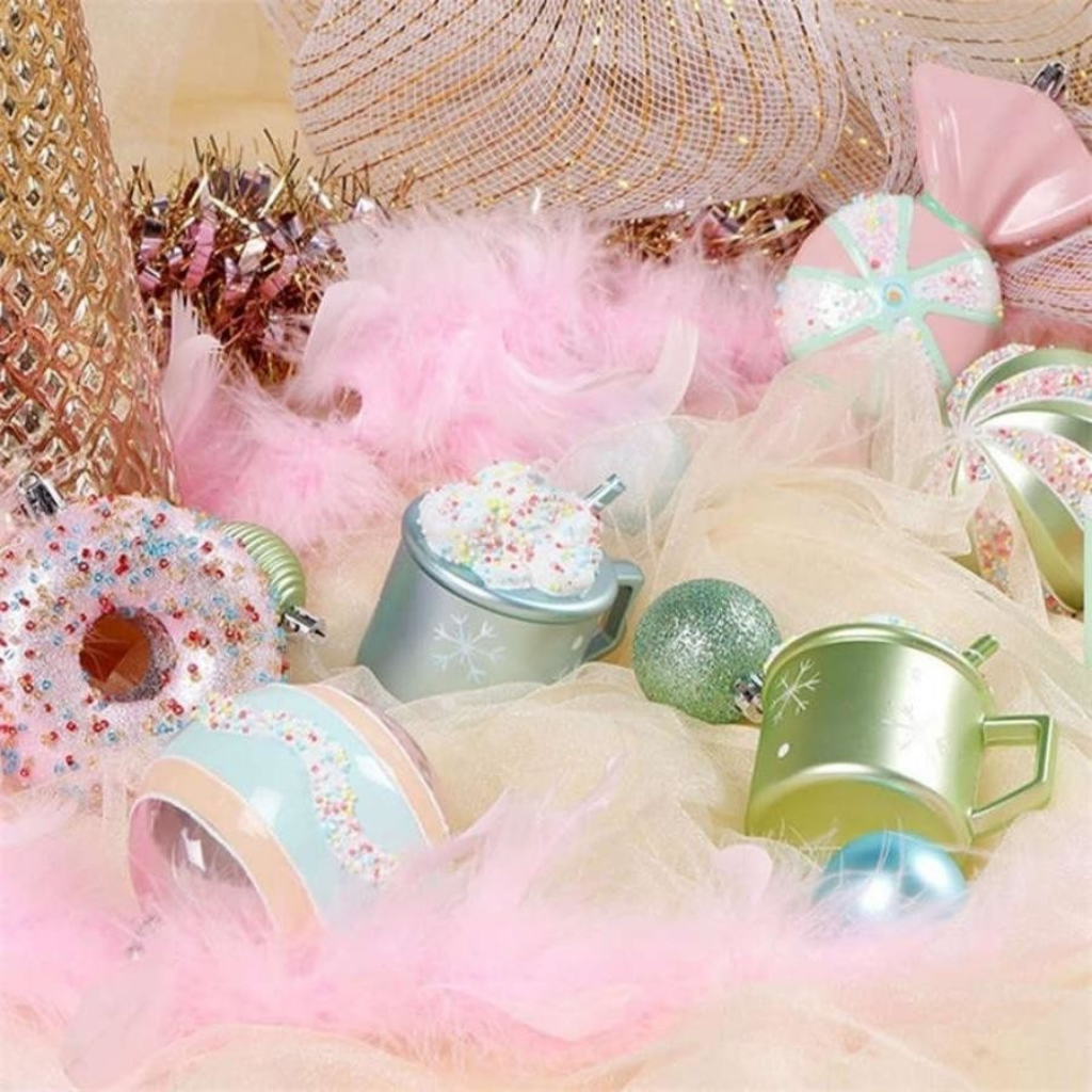 Candy Christmas Ornament Set – 70 Piece