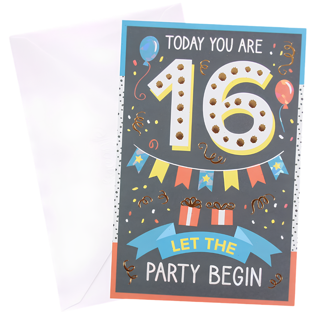 Today you are 16