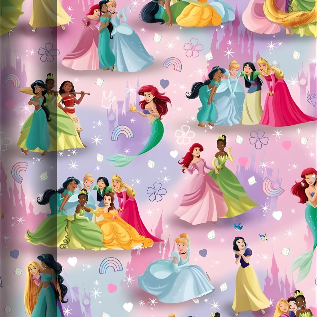 Roll Wrap - Disney Princess (3m)