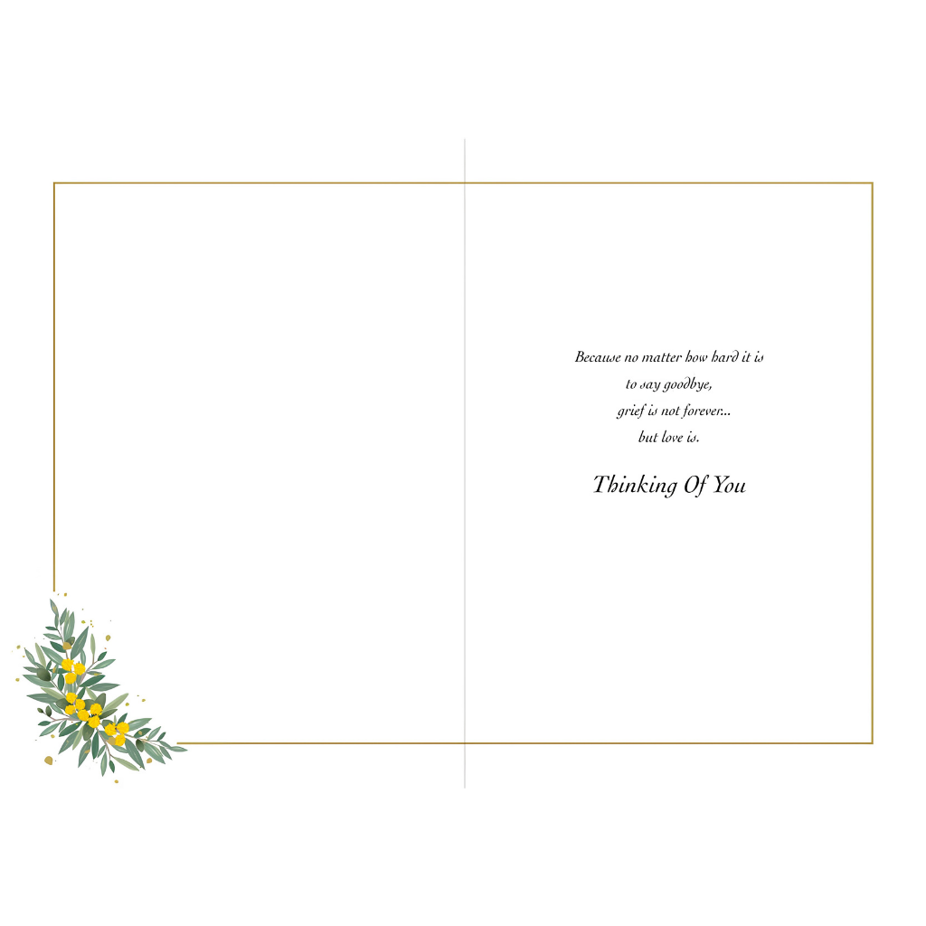 With Deepest Sympathy - Wattle
