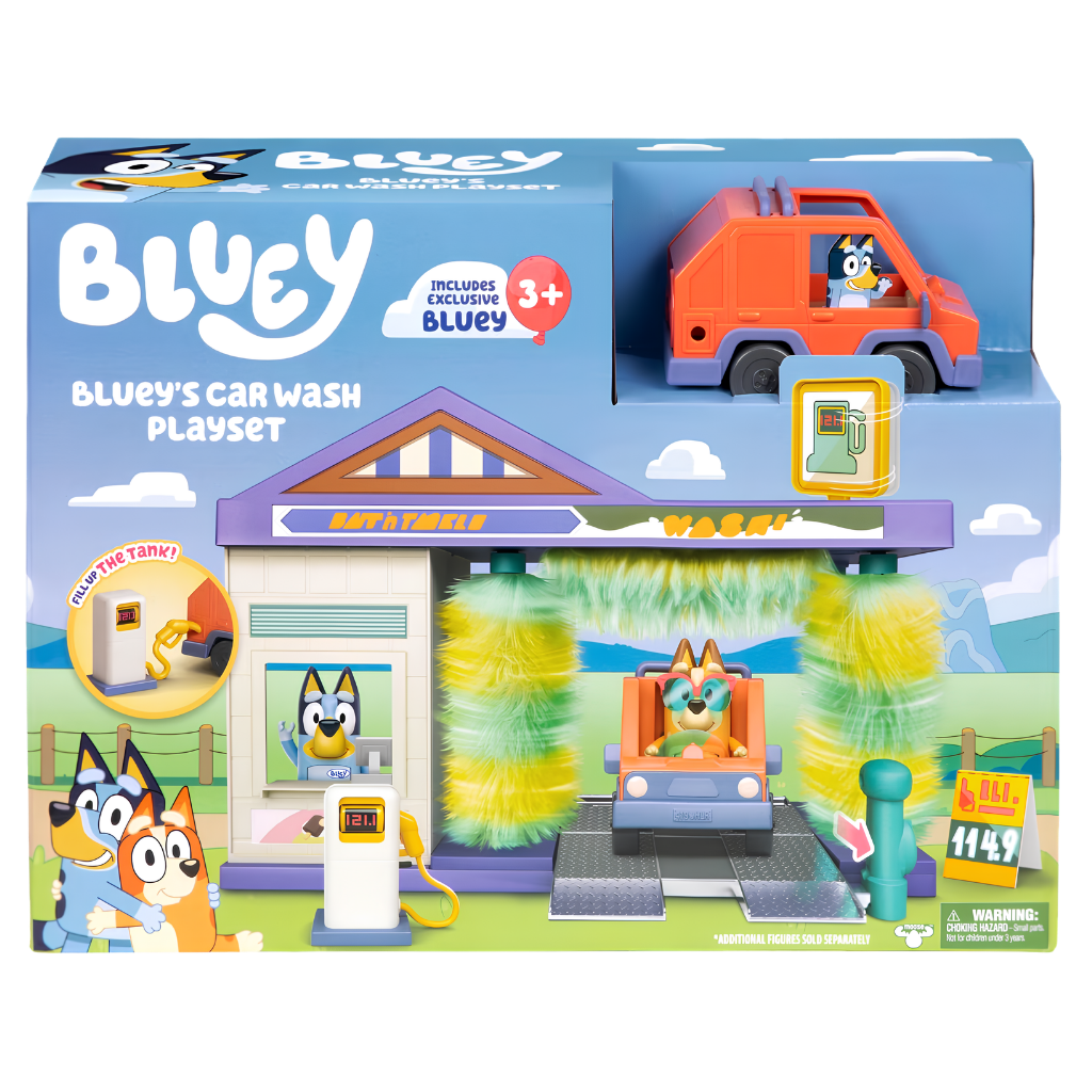 Blueys Car Wash Playset