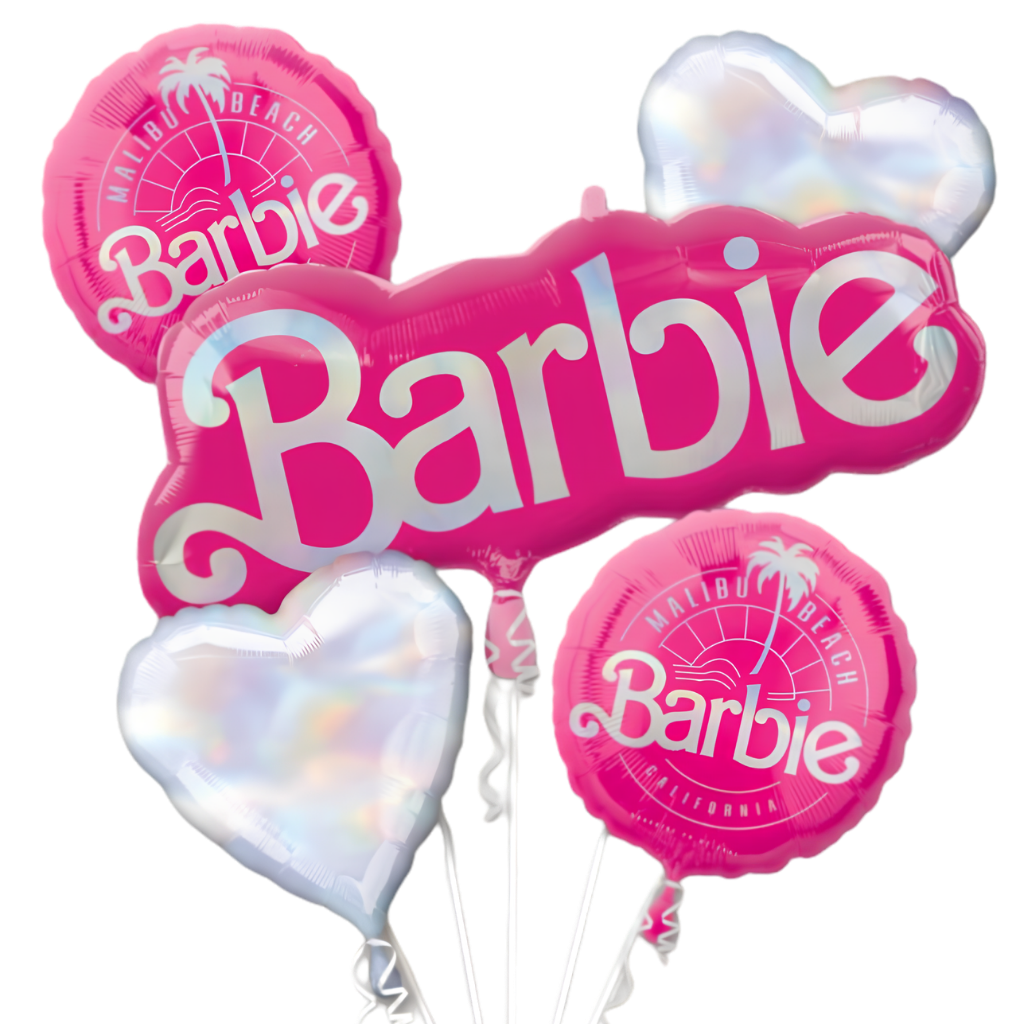 Barbie 5pc Balloon Bouquet