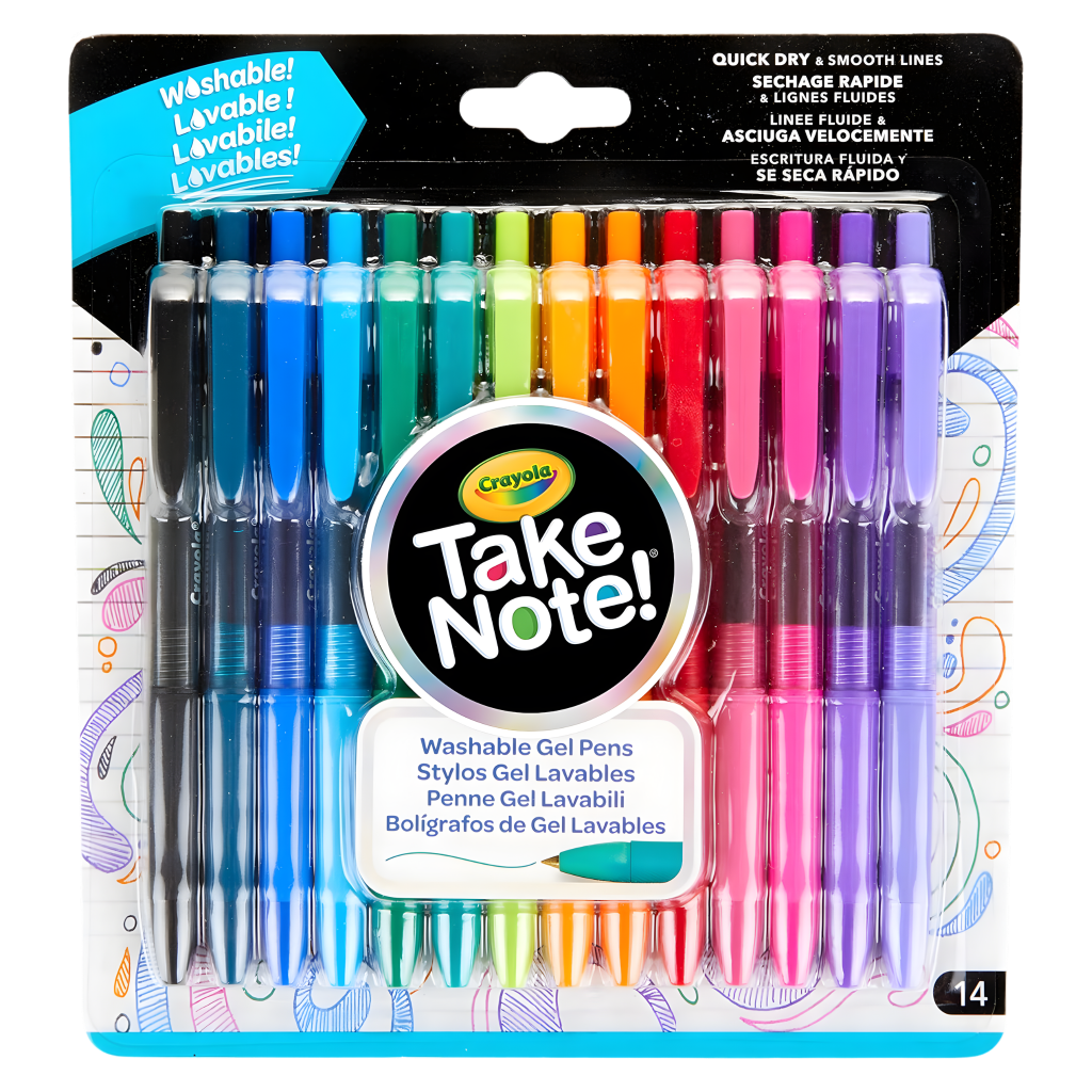Crayola Take Note Gel Pens 