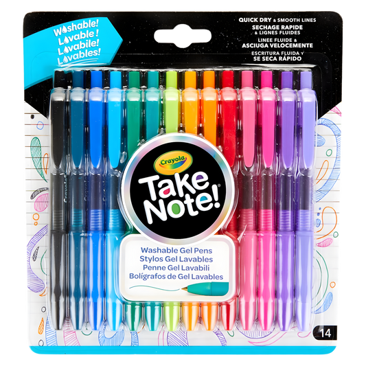 Crayola Take Note Gel Pens 