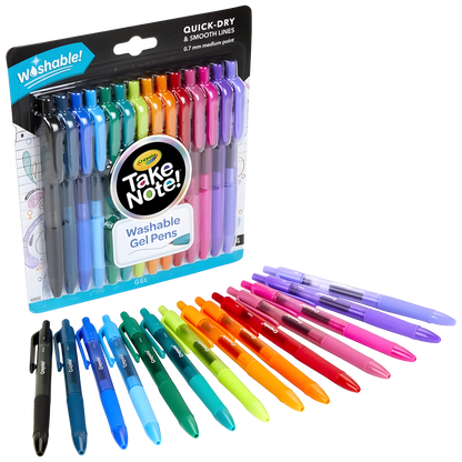 Crayola Take Note Gel Pens 