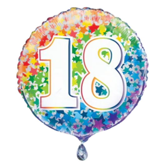 18 Rainbow Confetti