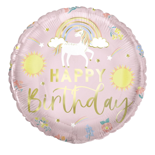 Happy Birthday Pink Unicorn