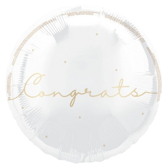Congrats White & Gold