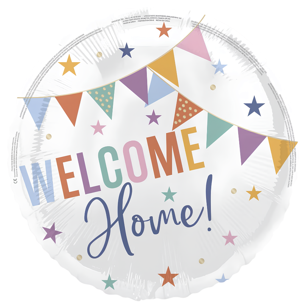 Welcome Home Bunting & Stars