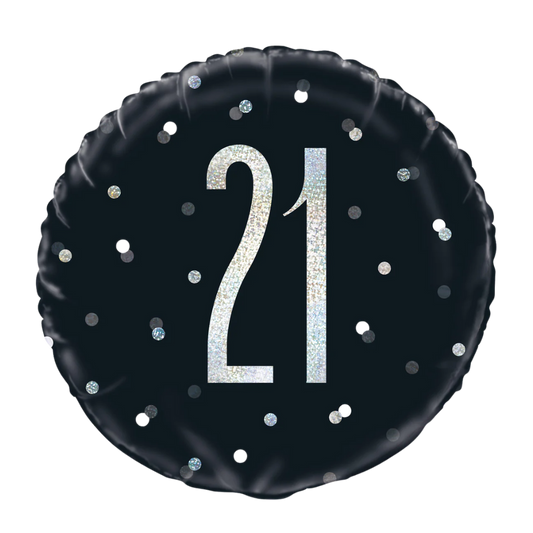 21 Black & Silver