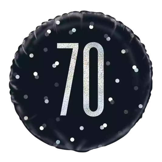 70 Black & Silver