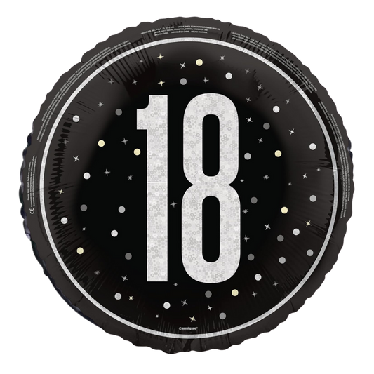 18 Black & Silver