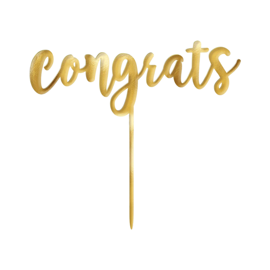 Cake Topper Congrats 