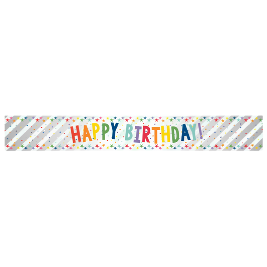 Rainbow Birthday Banner