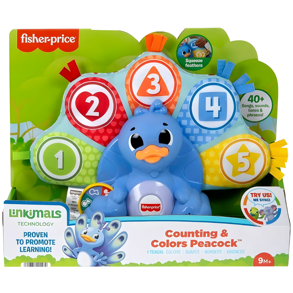 Fisher Price Count & Colour Peacock