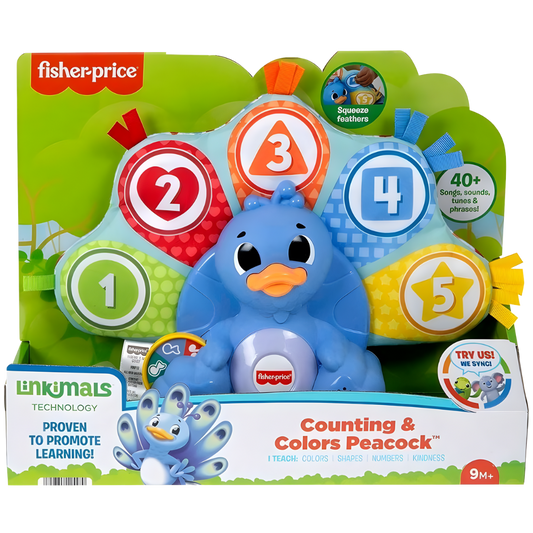 Fisher Price Count & Colour Peacock