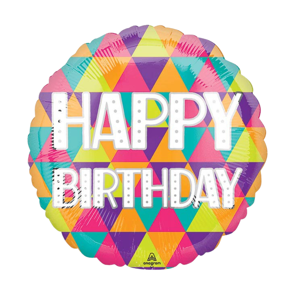 Happy Birthday Bright Triangles