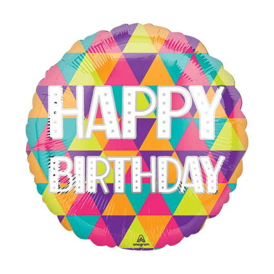 Happy Birthday Bright Triangles