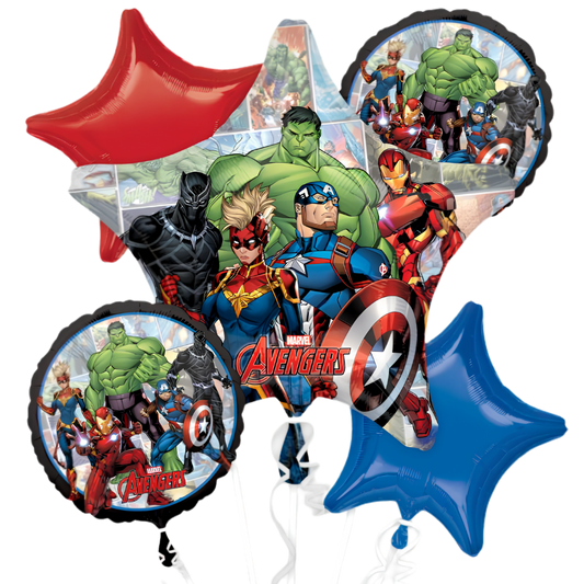 Marvel Avengers 5pc Balloon Bouquet
