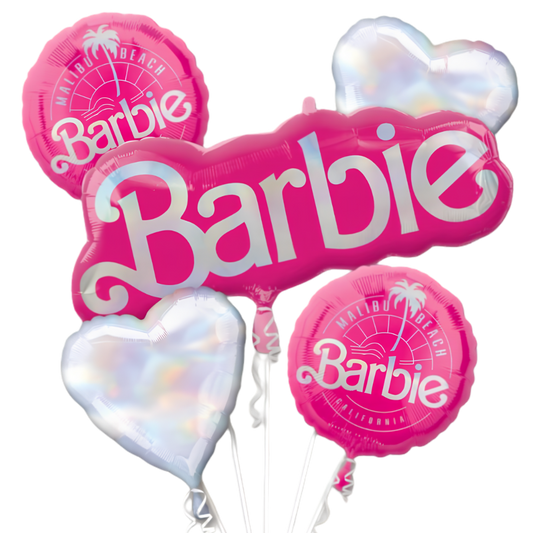 Barbie 5pc Balloon Bouquet