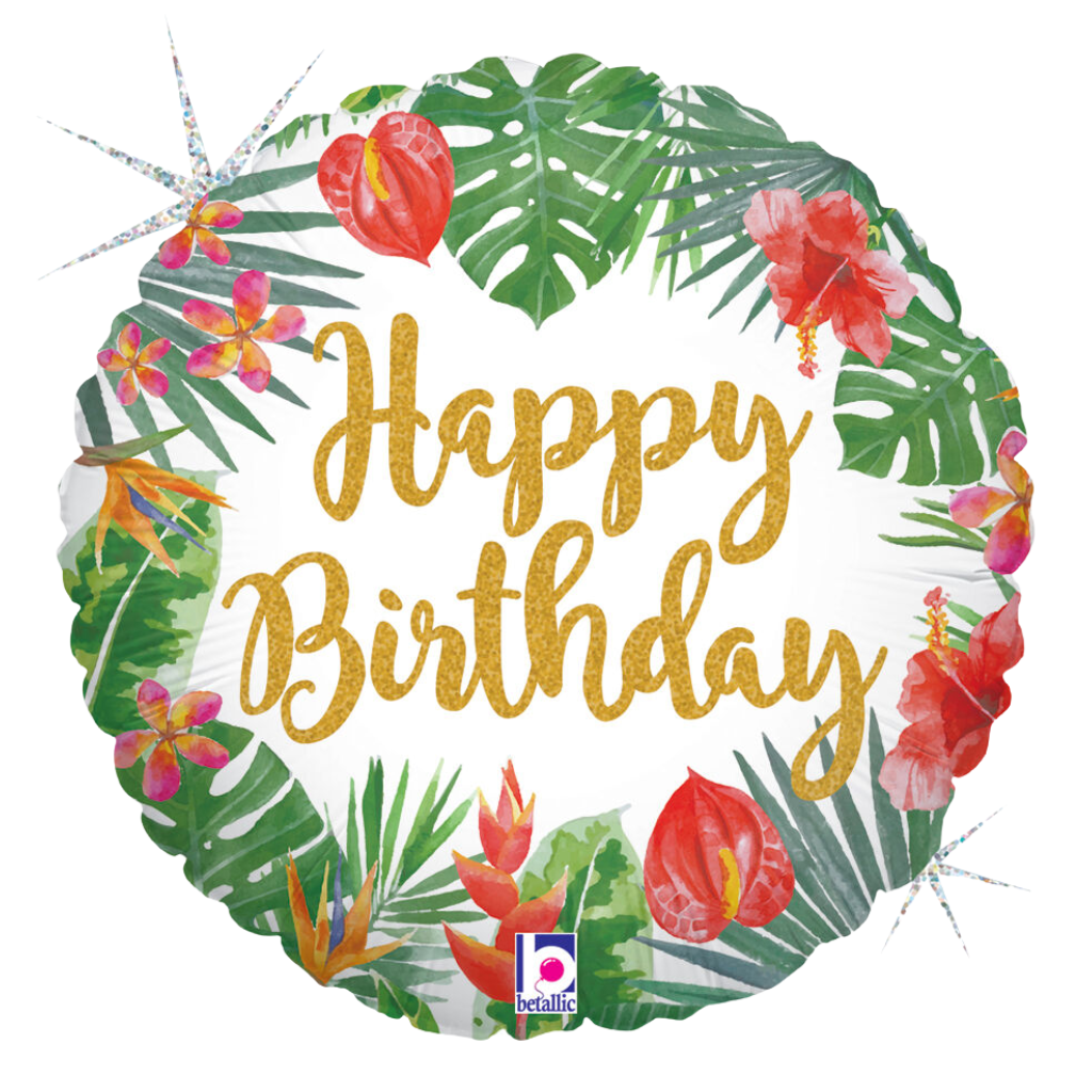 Hayy Birthday Bright Tropical