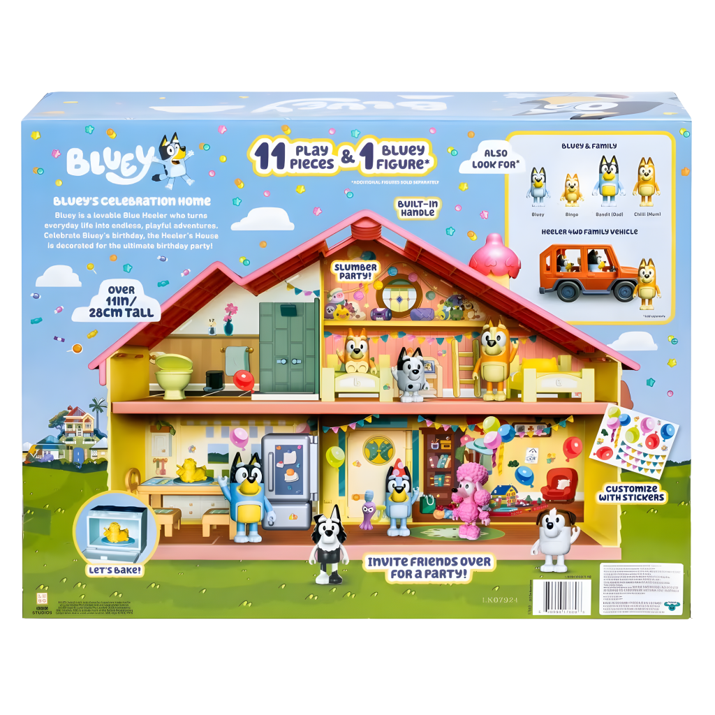 Bluey Celebration Home Play set