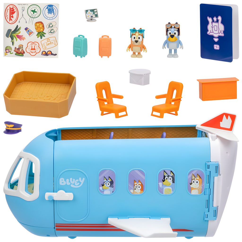 Bluey 3 in 1 Airplane Playset