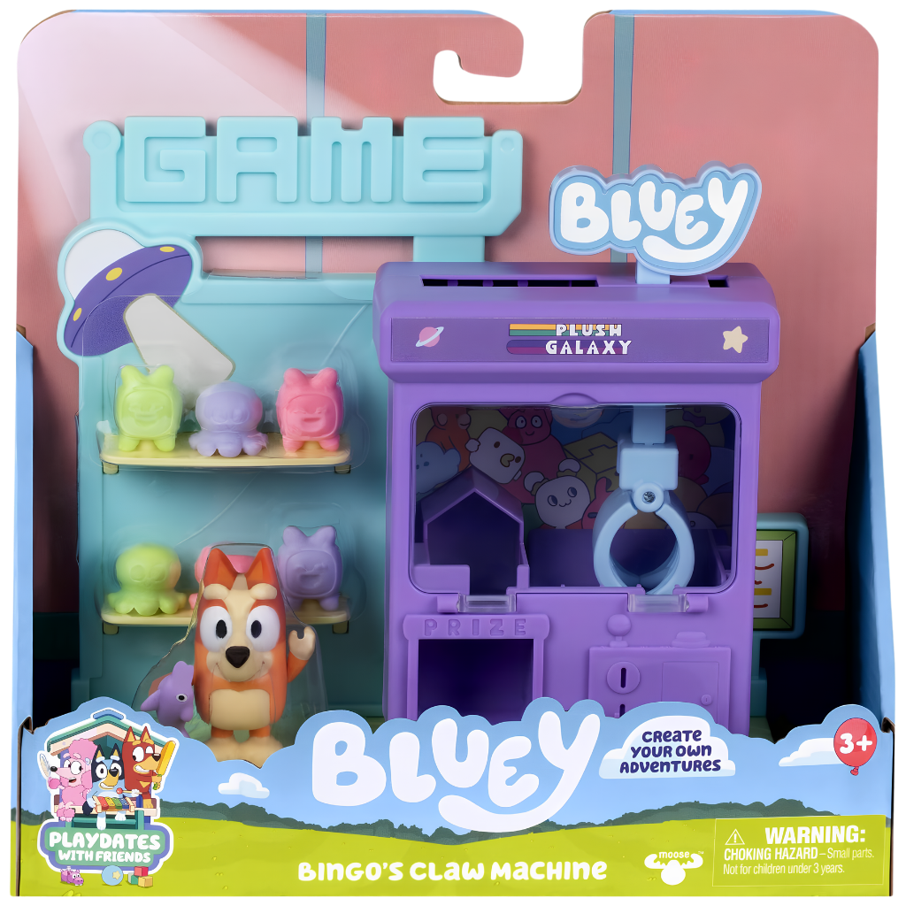 Bluey Mni Playset Claw Machine