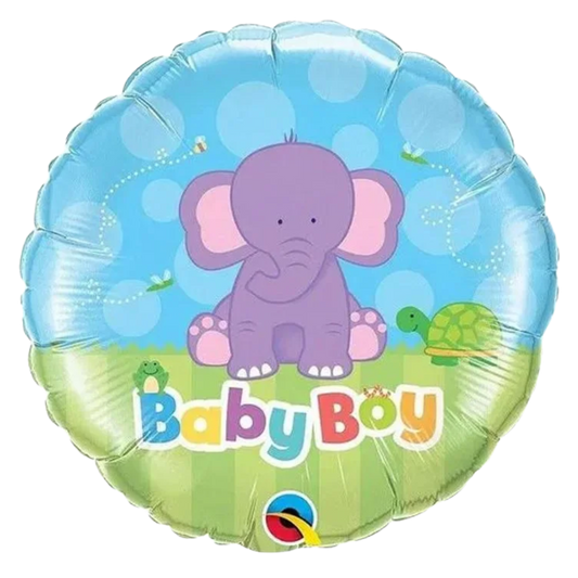 Baby Boy Pastel Elephant