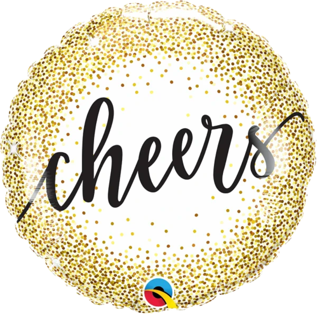 Cheers Gold and White