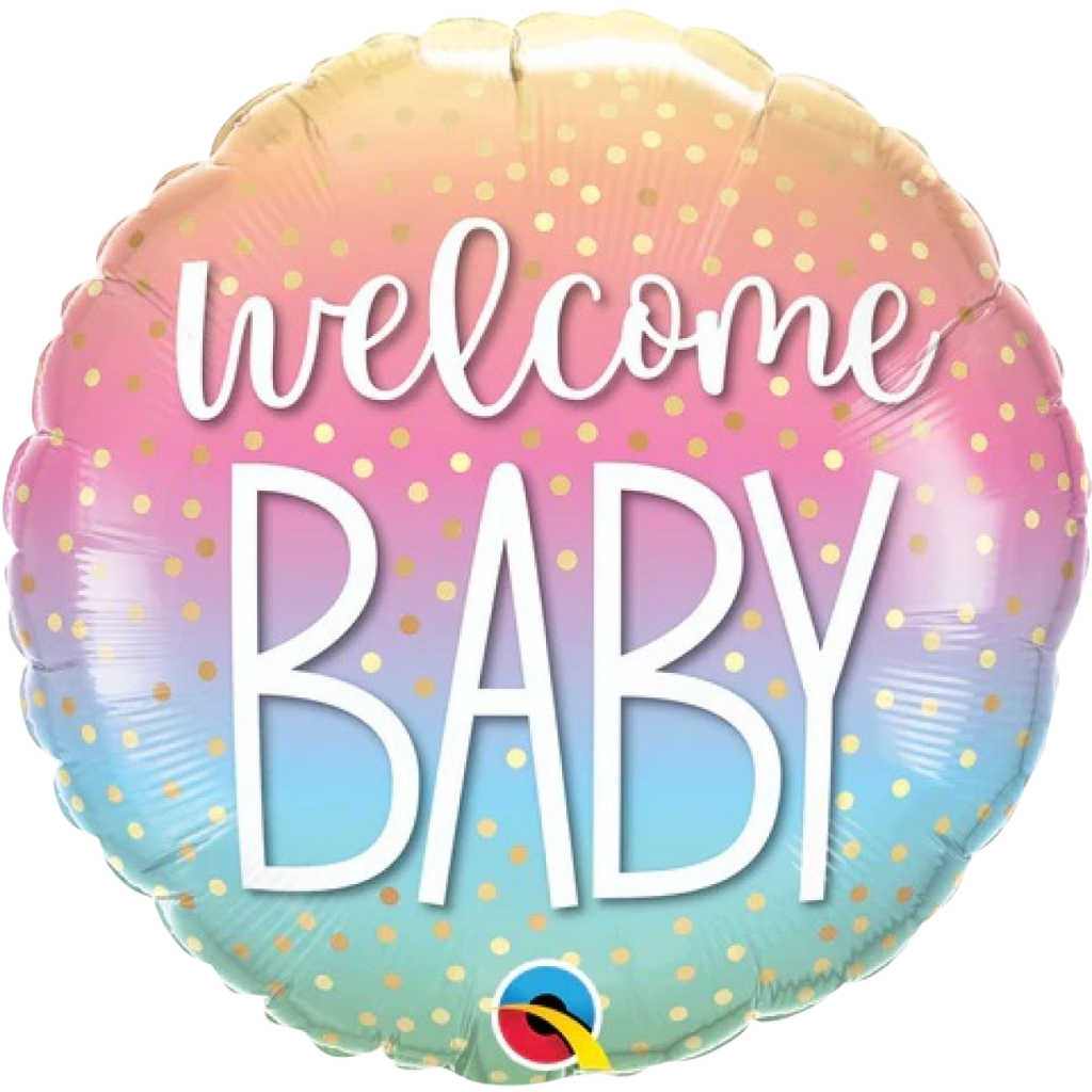 Welcome Baby Pastels & Gold