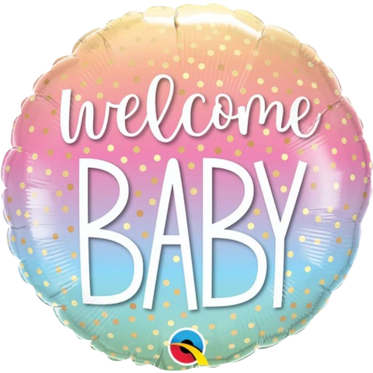 Welcome Baby Pastels & Gold