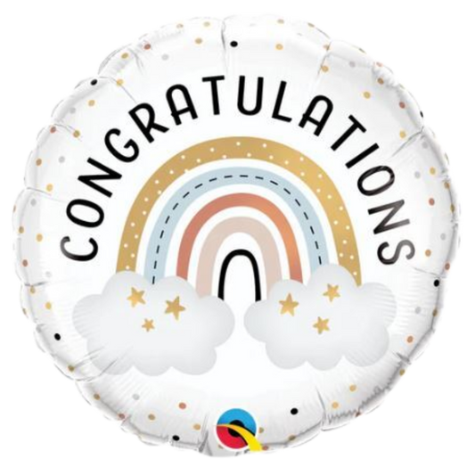 Congratulations Boho Rainbow